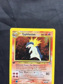 Pokemon Cards: Neo Genesis 1st Edition Rare Holo: Typhlosion 18/111 - Image 2