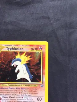 Pokemon Cards: Neo Genesis 1st Edition Rare Holo: Typhlosion 18/111 - Image 4