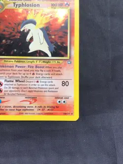 Pokemon Cards: Neo Genesis 1st Edition Rare Holo: Typhlosion 18/111 - Image 5