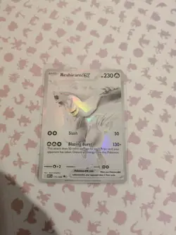 Pokemon TCG White Flare Reshiram EX Card 173/86 NM - Image 1