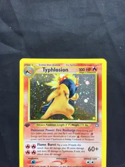 Pokemon Cards: Neo Genesis 1st Edition Rare Holo: Typhlosion 17/111 - Image 2
