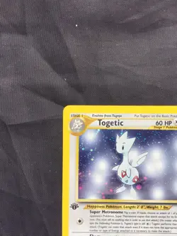 Pokemon Cards: 1st Edition Neo Genesis Rare Holo: Togetic 16/111 - Image 3