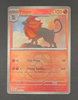 Pokemon Card Pyroar 016/131 Master Ball Reverse Holo Prismatic Evolutions - NM - Image 1