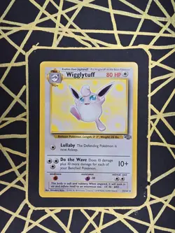 🔥 Wigglytuff 32/64 🔥 Original Non Holo Rare Jungle Set Pokemon Card WOTC 1999 - Image 2