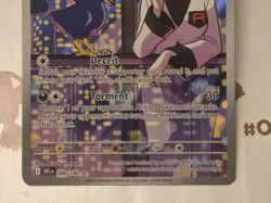Pokemon TCG Destined Rivals Team Rockets Murkrow Illustration Rare Card 200/182 - Image 3