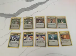 Lot of 8: 1999 & 2000 PokeMon Nintendo Trainer Cards - Please See Photo's - Image 1