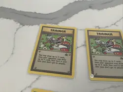 Lot of 8: 1999 & 2000 PokeMon Nintendo Trainer Cards - Please See Photo's - Image 2
