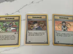 Lot of 8: 1999 & 2000 PokeMon Nintendo Trainer Cards - Please See Photo's - Image 4