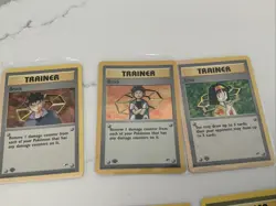 Lot of 8: 1999 & 2000 PokeMon Nintendo Trainer Cards - Please See Photo's - Image 5