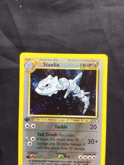 Pokemon Cards: Neo Genesis 1st Edition Rare Holo: Steelix 15/111 - Image 2