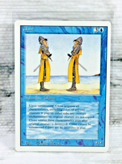 1994 MAGIC THE GATHERING (MTG) CLONE (BLUE) TCG REVISED EDITION CARD! - Image 1