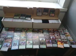 MTG 1800+ Card Mixed Lot Magic. Some Rates As Shown. 3.2kg So Far. Some Foils VG - Image 1