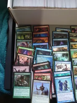 MTG 1800+ Card Mixed Lot Magic. Some Rates As Shown. 3.2kg So Far. Some Foils VG - Image 2