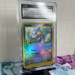 CGC 10 GEM MINT Mudkip 010 REVERSE HOLO Black Star PROMO Pokemon Card - Image 2