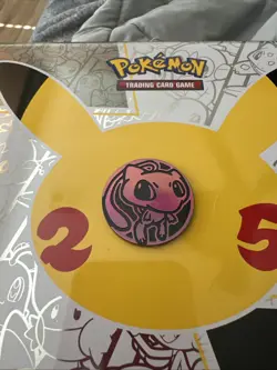 Pokemon Trading Card Games Mew Pink Plastic Coin RARE COLLECTIBLE * - Image 1
