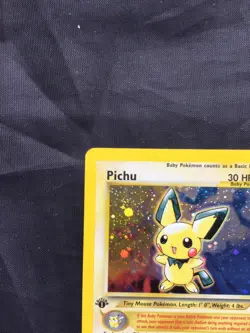 Pokemon Cards: Neo Genesis 1st Edition Rare Holo: Pichu 12/111 - Image 3