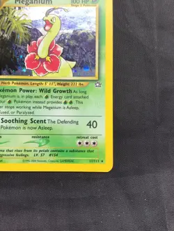 Pokemon Cards: Neo Genesis 1st Edition Rare Holo: Meganium 11/111 - Image 5