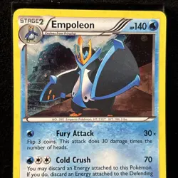 Empoleon - Black White Promo BW56 Cosmos Holo Pokemon Card - Image 3