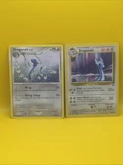 DRAGONAIR Lv. 31 ( 52/146) And DRAGONAIR ( 22/130 )Non-holo Pokemon Cards (2) - Image 1