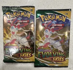 Pokemon Pokemon TCG Sword & Shield Evolving Skies 2 Booster Packs Sylveon Art - Image 1