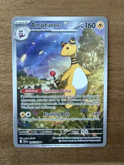 Ampharos 090/086 Illustration Rare Pokemon TCG: Chaos Rising - English Mint NM - Image 1