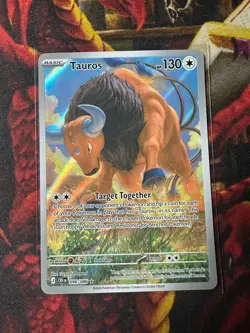Tauros 096/086 Shiny Rare ME04: Chaos Rising Pokemon NM/M - Image 1