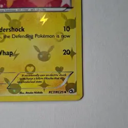 Pokemon Pikachu Legendary Treasures Reverse Holo Rc7/Rc25 - Image 3