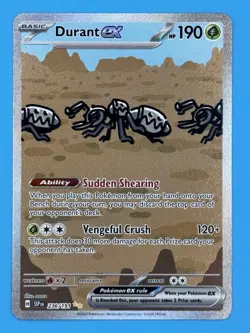 Pokemon Durant EX 236/191 Sv08 Surging Sparks SIR Holo 190 HP - Image 1