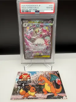 PSA10 GEM MT Mega Gardevoir ex 087/063 M1s Mega Symphonia Holo Japanese Pokemon - Image 1