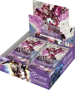 Gundam Card Game Booster Steel Requiem 24 Packs Anime Trading Card - Image 2
