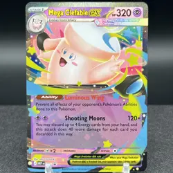 Mega Clefable ex 072 Black Star Promo Pokemon Card - Image 1
