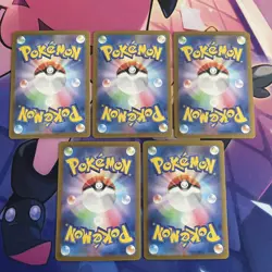 Pokemon TCG | Paradise Dragona sv7a Japanese AR Art Rare Holo X5 Card Bundle - Image 5