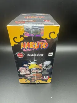 Naruto Mythos TCG Trading Cards - Sealed Booster Box (24 Packs) - 1ST EDITION - Image 1