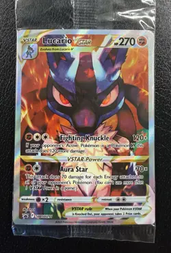 Lucario VSTAR SWSH291 SWSH: Sword & Shield Promo Cards Holo Sealed - Image 1