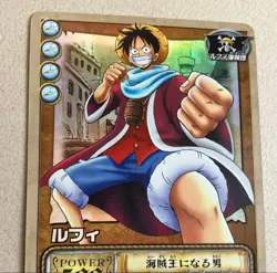 One Piece Luffy UR Card LK-C01 Pirate King Rare Used Slight Flaws - Image 2