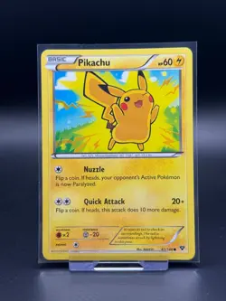 Pikachu 42/146 XY Base Set LP Pokemon Card TCG 2014 XY Era - Image 1
