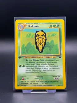 Kakuna 41/75 Neo Discovery 1st Edition NM Pokemon Card TCG Uncommon Vintage WOTC - Image 1