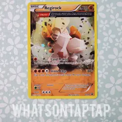 Pokemon Card Regirock XY49 Black Star Promo XY Roaring Skies 3 Pack Blister LP - Image 1