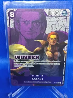 Shanks Winner Pack 2026 Vol. 2 One Piece Promo Card P-104 Stamped Promo Rare - Image 1
