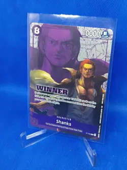 Shanks Winner Pack 2026 Vol. 2 One Piece Promo Card P-104 Stamped Promo Rare - Image 2