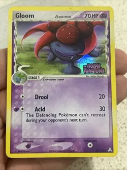Pokemon Card Gloom 42/110 Holon Phantoms Stamped Reverse Holo Delta species - Image 1