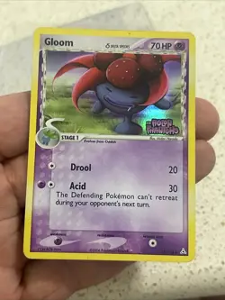 Pokemon Card Gloom 42/110 Holon Phantoms Stamped Reverse Holo Delta species - Image 4