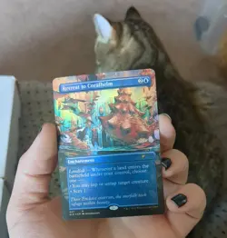 MTG: Retreat to Coralheim BORDERLESS FOIL #407, NM Secret Lair Drop Chase Card!! - Image 2