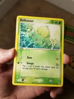2004 POKEMON EX FIRE RED & LEAF GREEN SET BULBASAUR CARD 55/112 - Image 1
