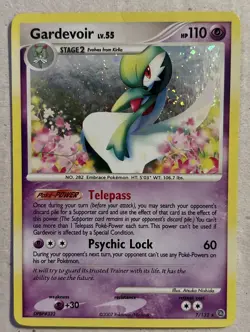 Pokemon Secret Wonders Gardevoir LV.55 Holo Rare Card 7/132 - Image 1