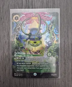 Disney Lorcana Alien - True Believer 229/204 Enchanted Card - Image 1