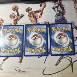 LOT OF 3 GOLD TRAINER POKEMON CARDS - Image 2
