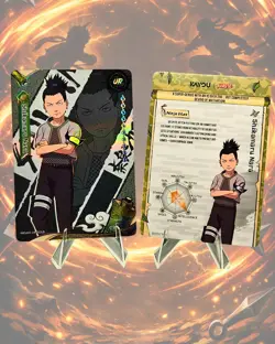 Naruto Kayou English Series 2 Card - Shikamaru Nara - NRSA02-UR-002L3 - Image 1