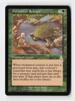 Pattern of Rebirth Rare Urza's Destiny Magic: The Gathering Cards - Image 1