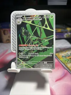 Pokemon TCG Destined Rivals Team Rockets Spidops Illustration Card 187/182 NM - Image 1